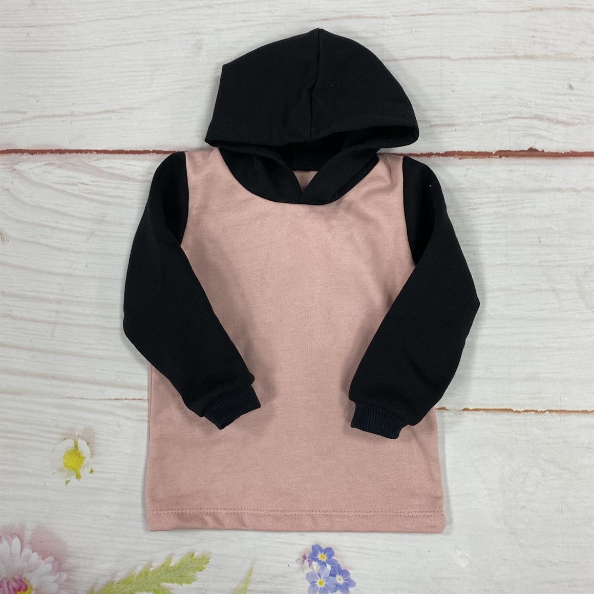 Kışlık Bebek Kapşonlu Sweatshirt