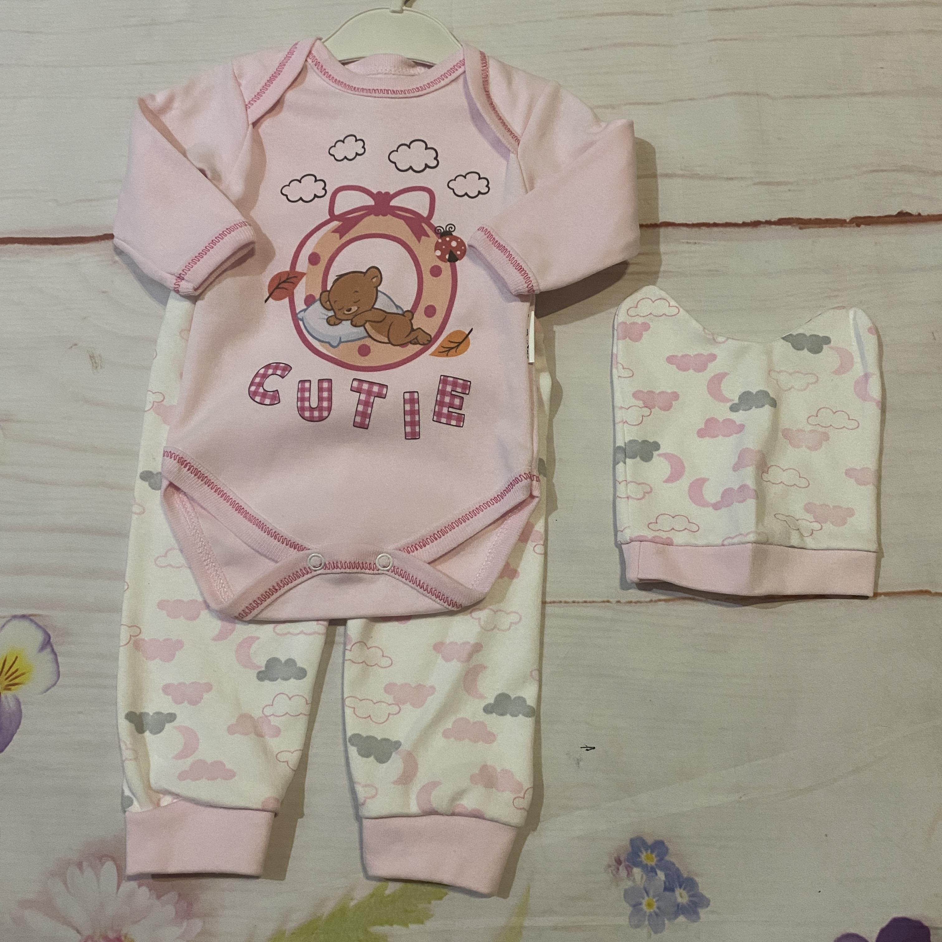 Minik Ayıcık 3'lü Body Seti