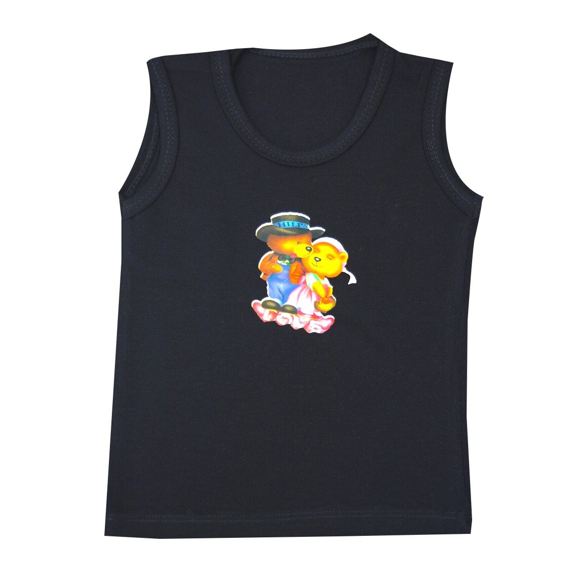 Organik Kumaş Baskılı Bebe Atlet