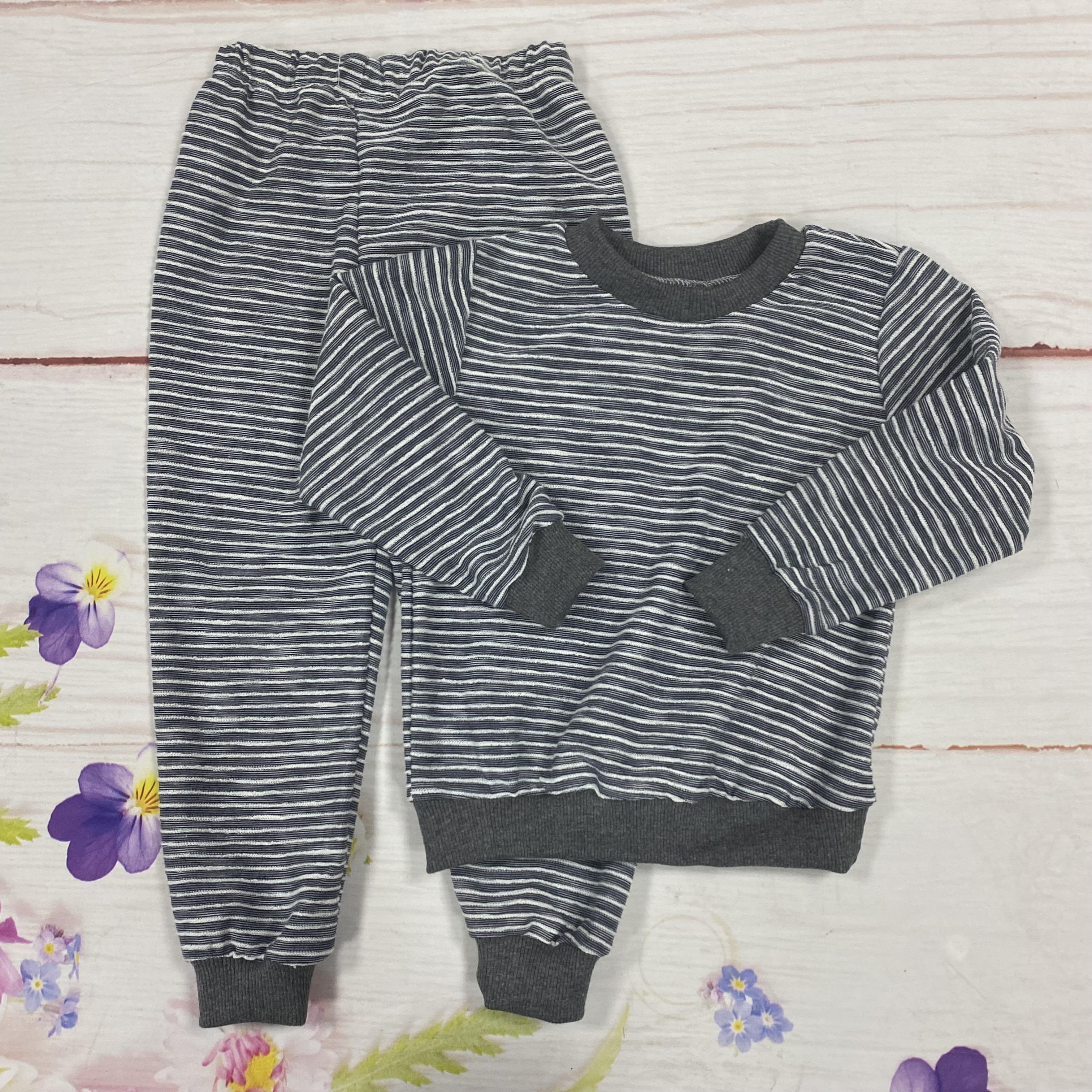 Penye Pike Kumaş Bebek Çocuk Eşofman Takımı