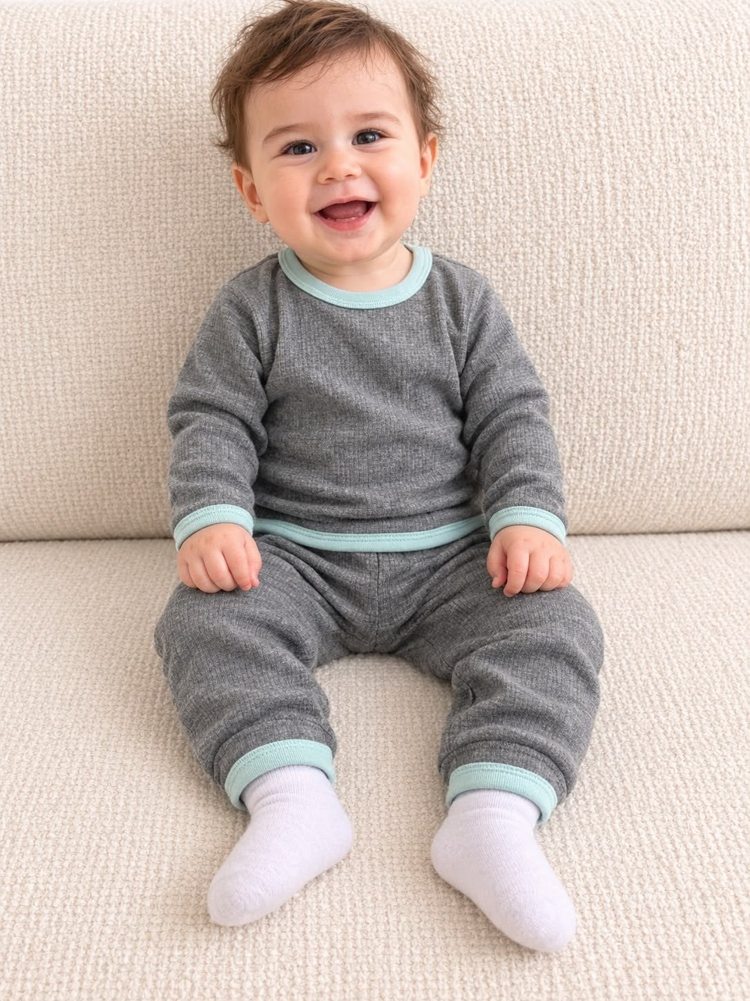 PİKE KUMAŞ PİJAMA TAKIMI