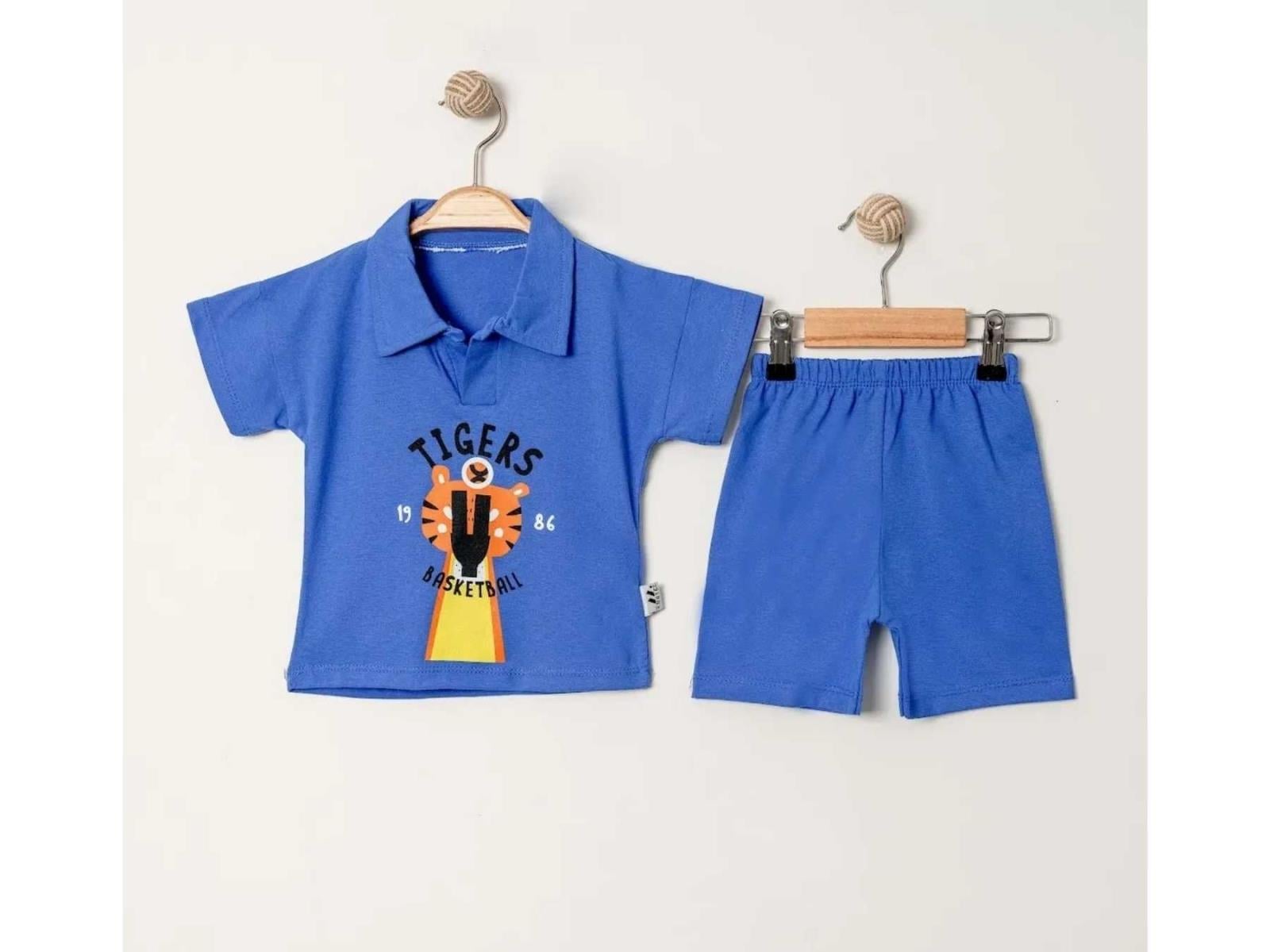 Tiger Bebek Polo Yaka Şort Takımı