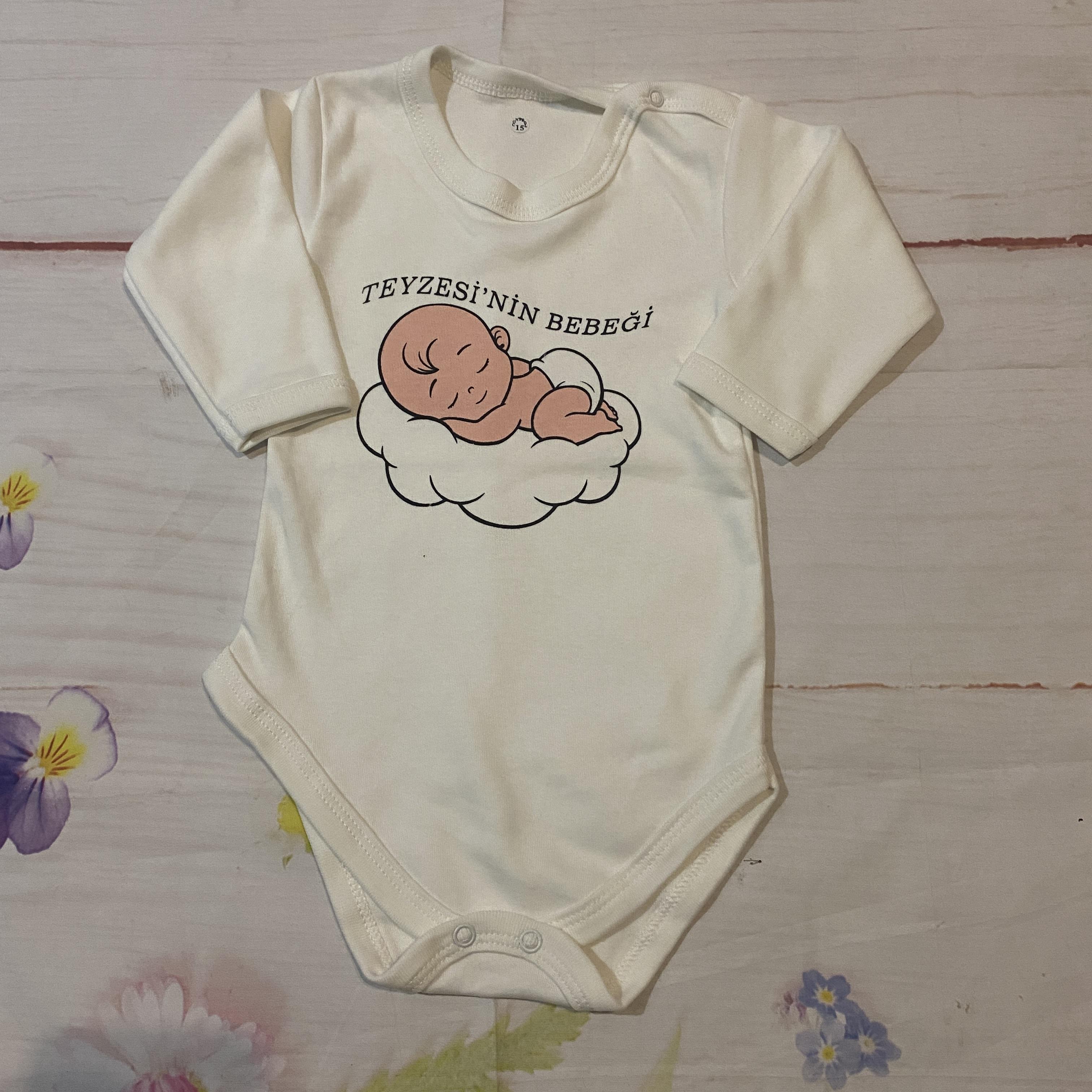 Uzun Kollu Çıtçıtlı Bebek Body