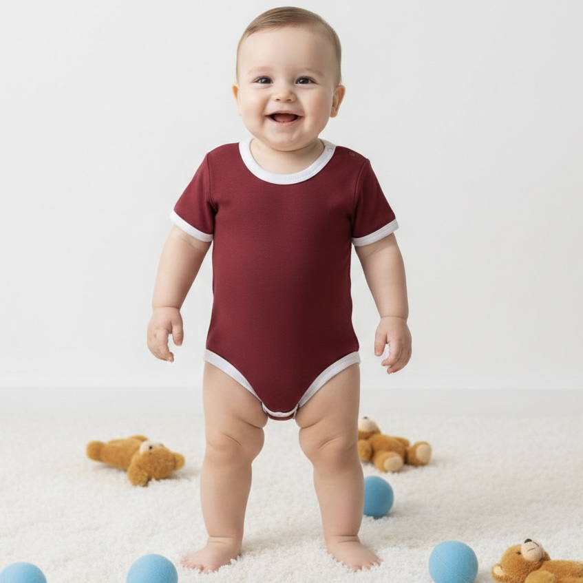 Yazlık Çıtçıtlı Bebek Body