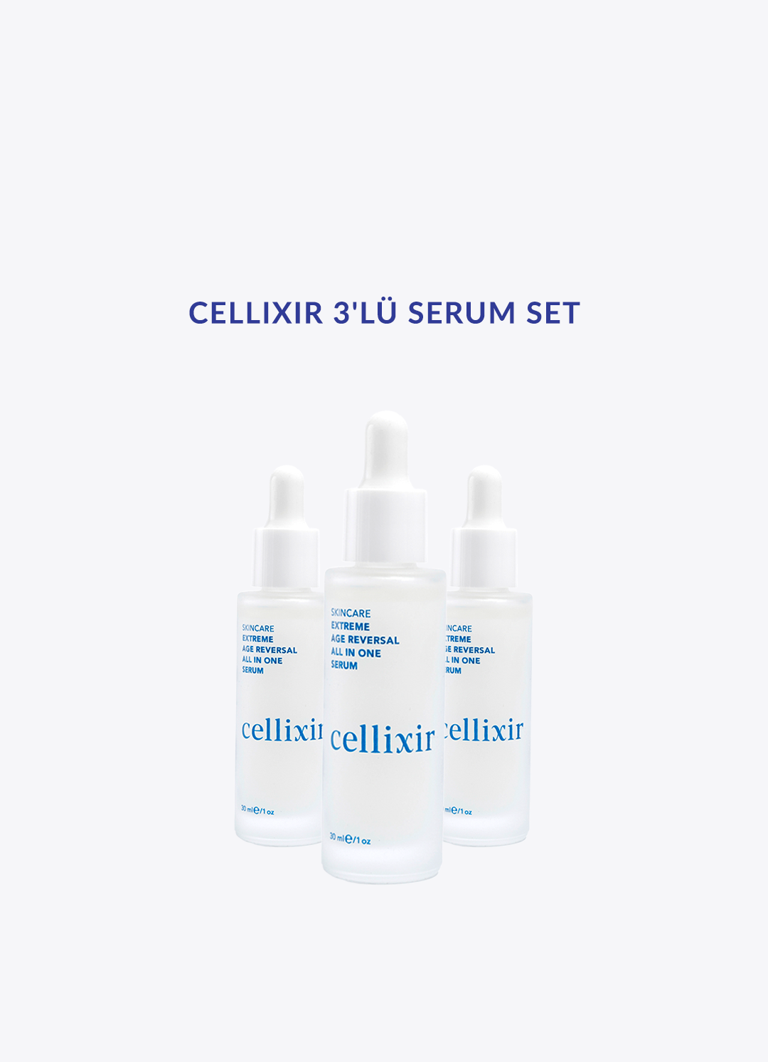 Cellixir 3'lü Anti Aging Serum Set