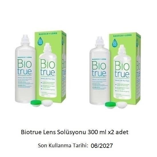 Biotrue Lens Solüsyonu 300 ml x 2 adet