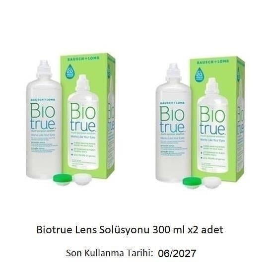 Biotrue Lens Solüsyonu 300 ml x 2 adet