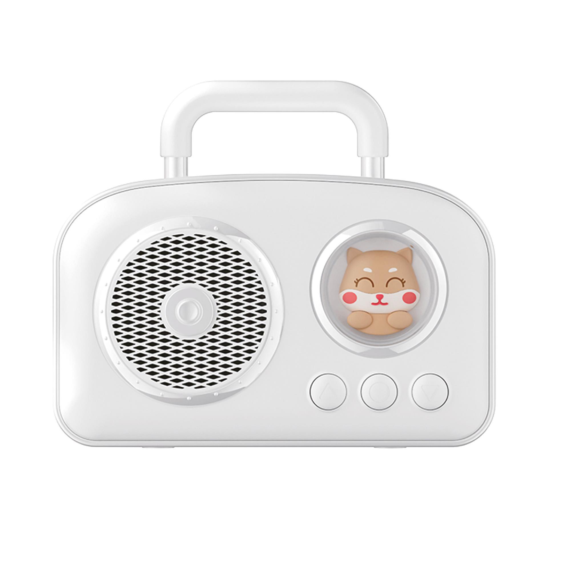 Jwin BK-220 Radyolu Bluetooth Hoparlör - Beyaz