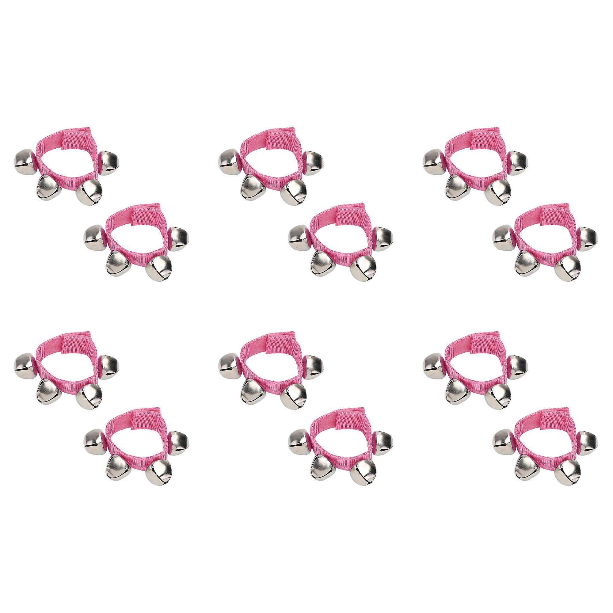 Jwin BZ-402S 6lı Bilek Zili Orff - Ritim Aleti Seti - Pembe