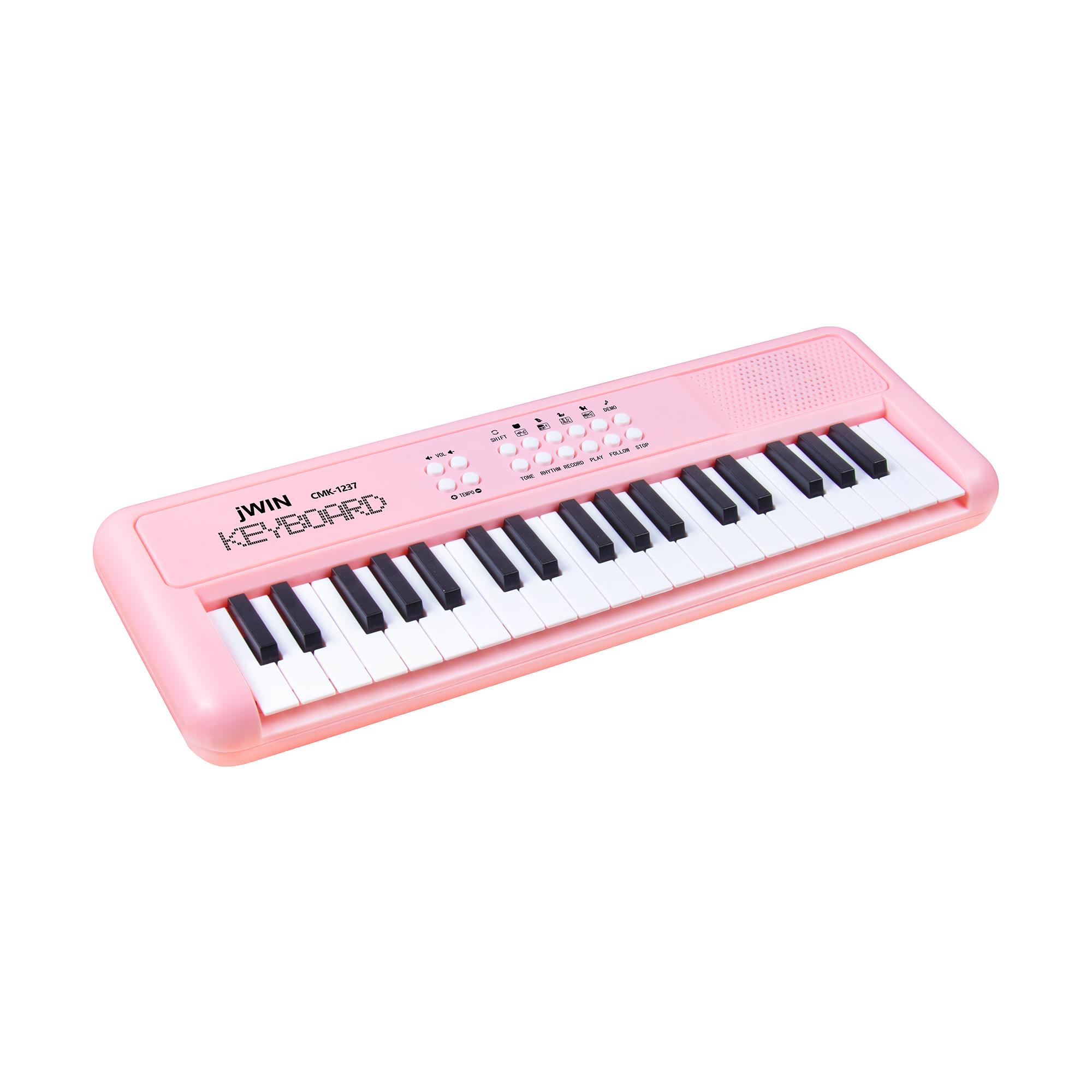Jwin CMK-1237 37 Tuşlu Elektronik Org (Etiket. Adaptör Hediye) - Pembe