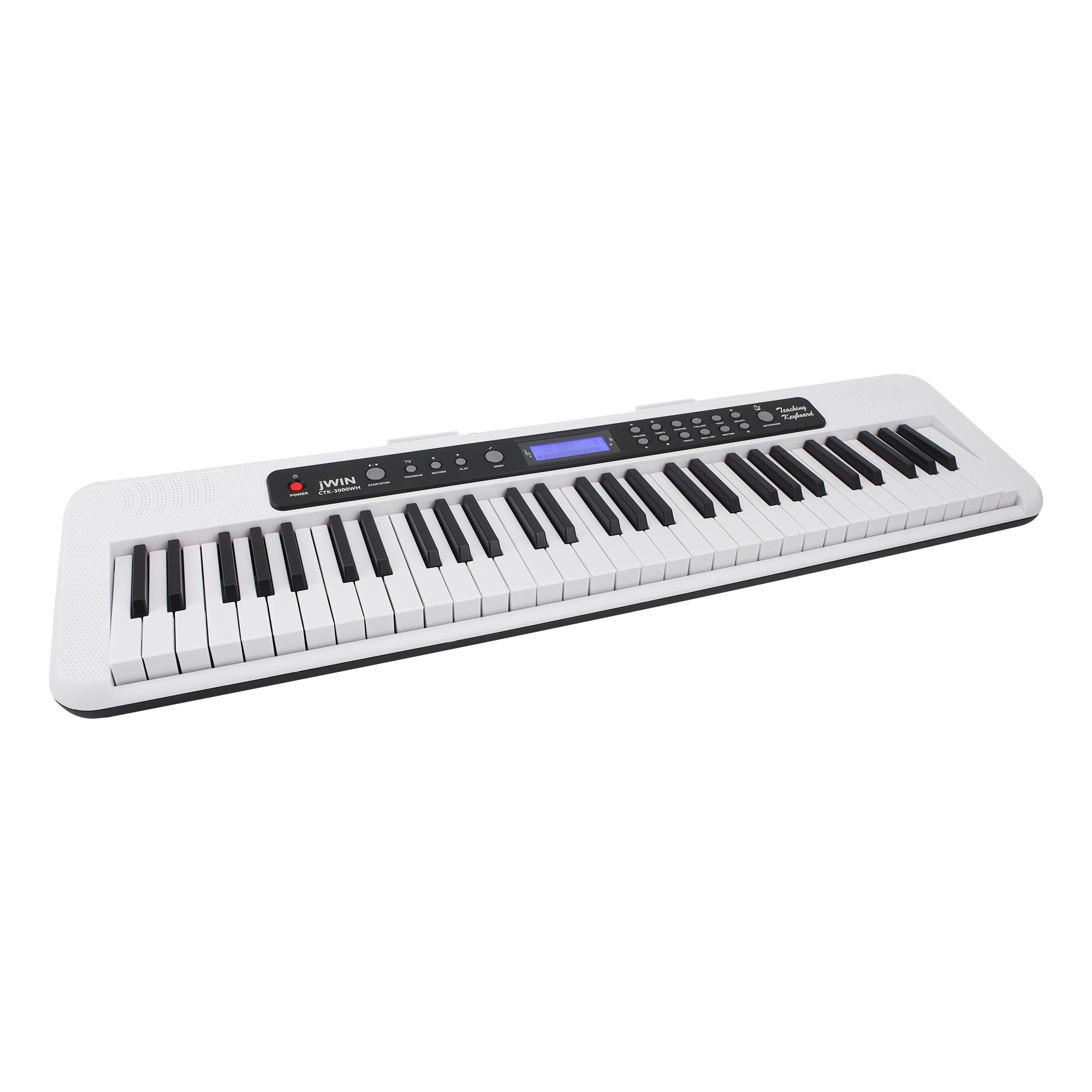Jwin CTK-3000 61 Tuş Hassasiyetli Org (5 Oktav) - Beyaz