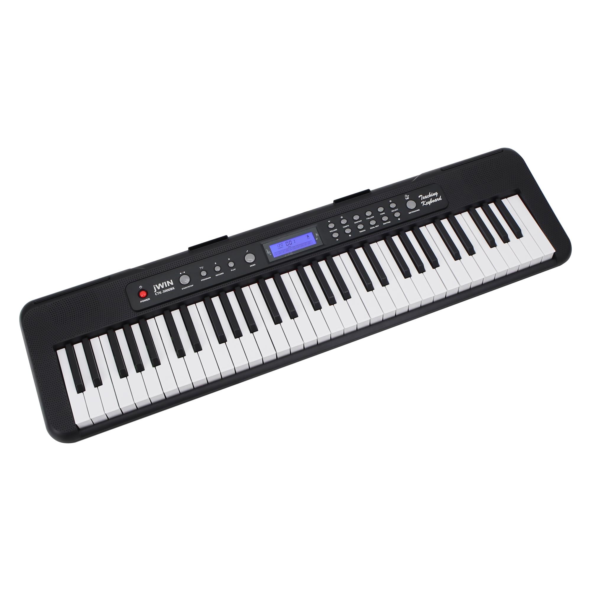 Jwin CTK-3000 61 Tuş Hassasiyetli Org (5 Oktav) - Siyah