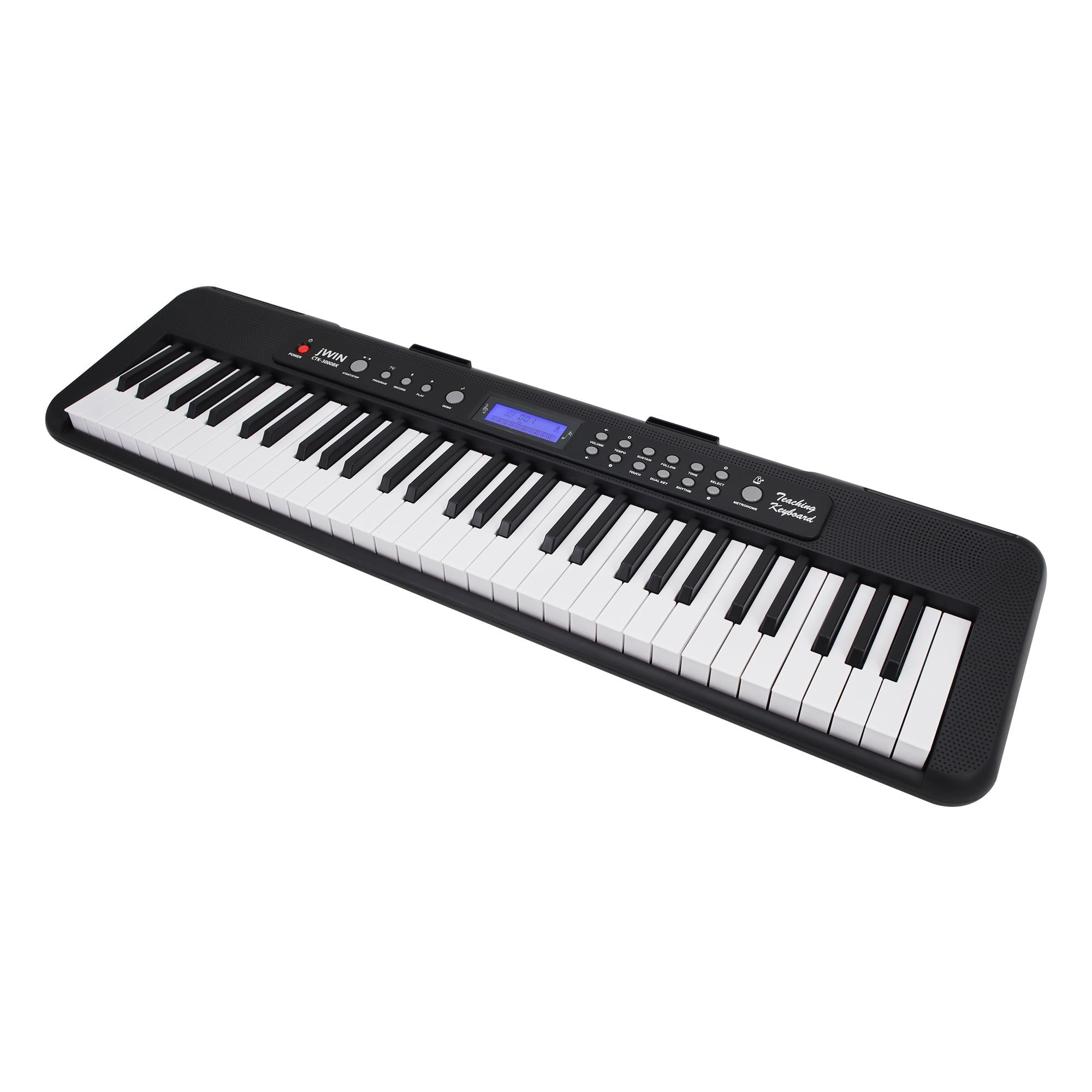 Jwin CTK-3000 61 Tuş Hassasiyetli Org (5 Oktav) - Siyah