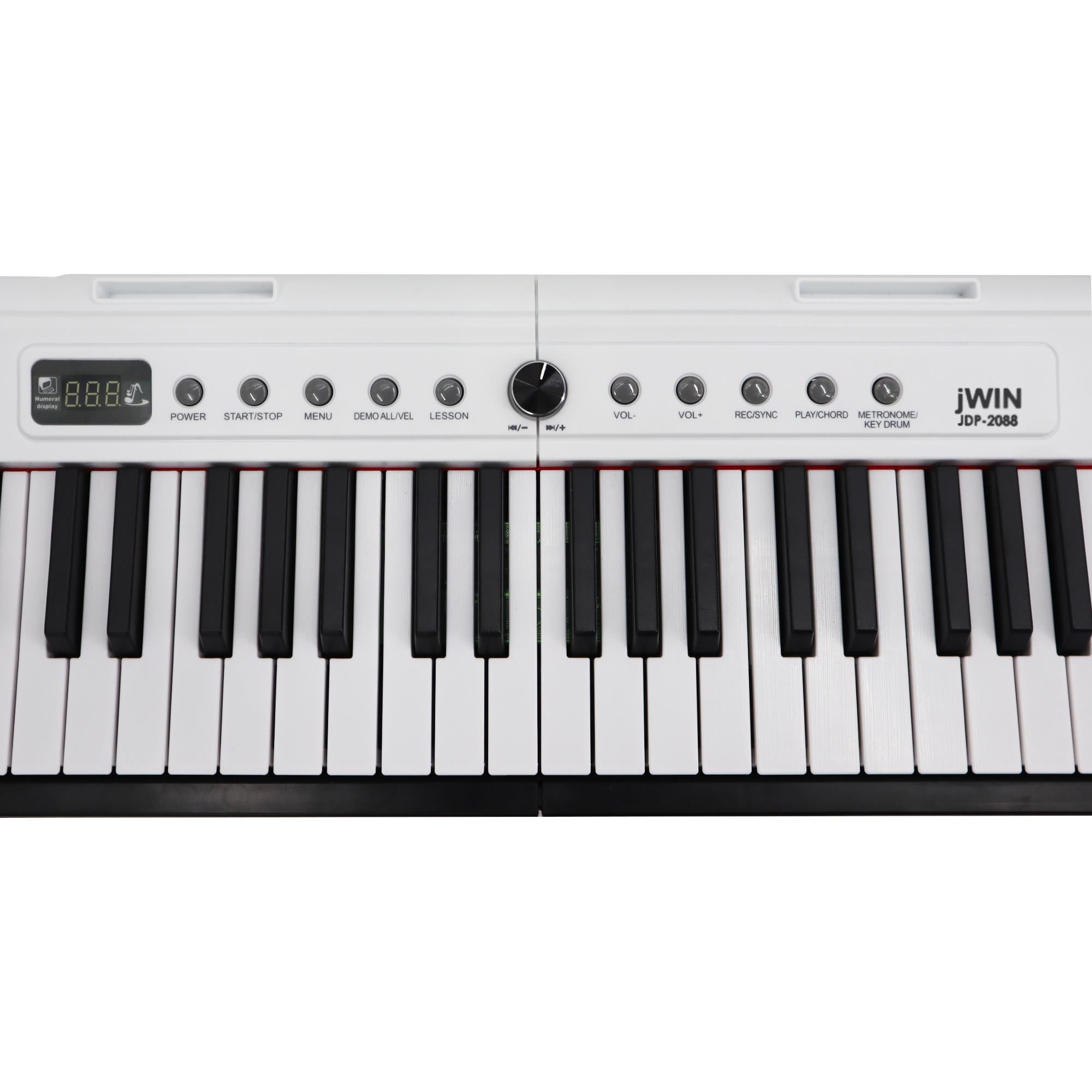 Jwin JDP-2088 Tuş Hassasiyetli 88 Tuşlu Dijital Piyano - Beyaz