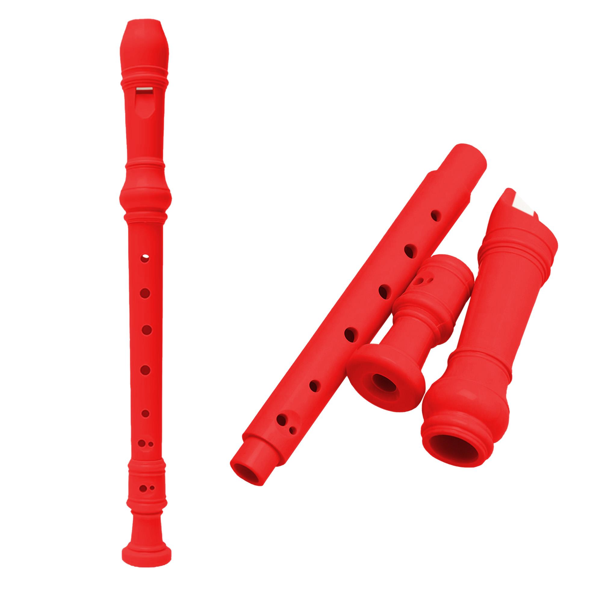 Jwin JF-01 Blok Flüt - Kırmızı