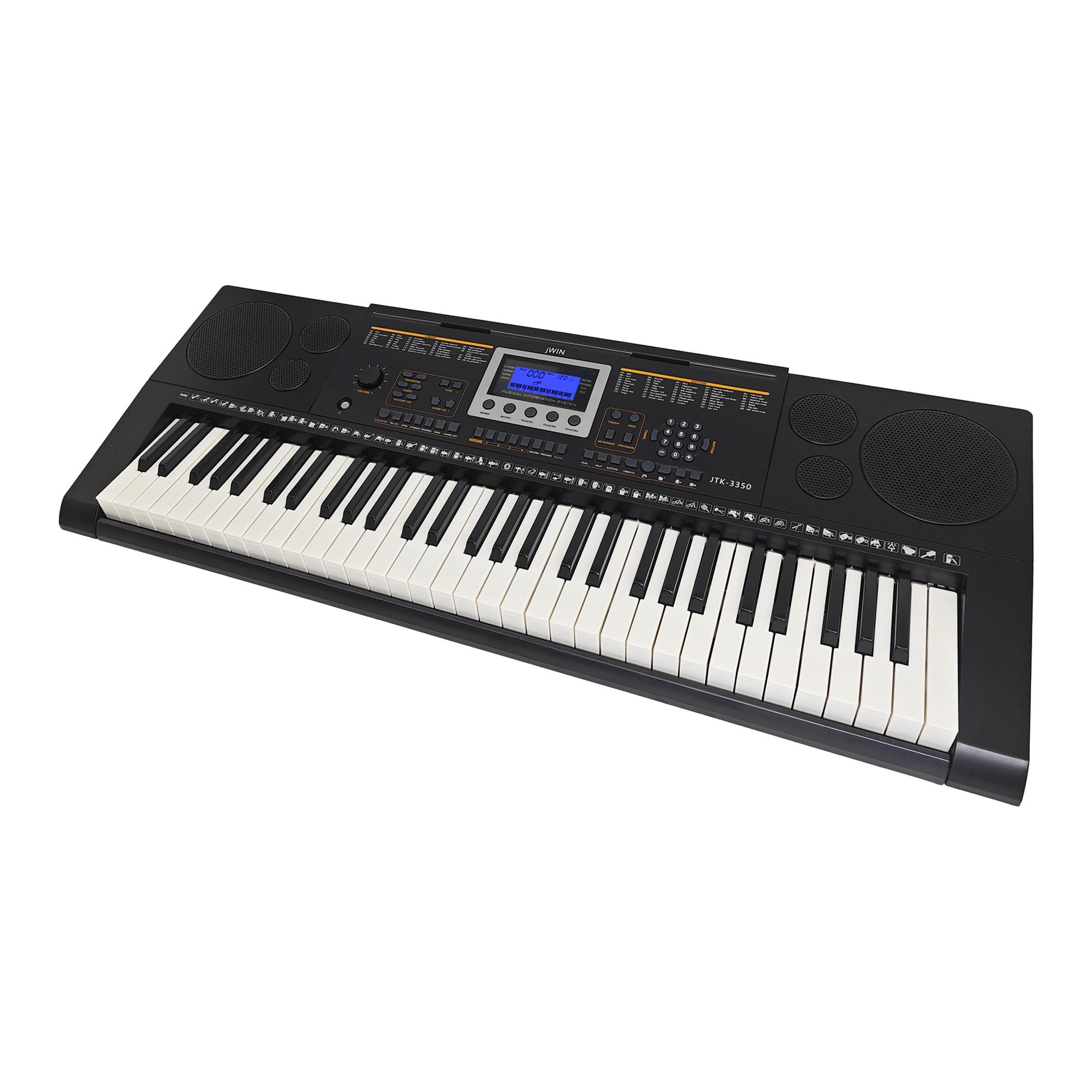 Jwin JTK-3350 61 Tuş Hassasiyetli 5 Oktav Org (Adaptör Hediye)