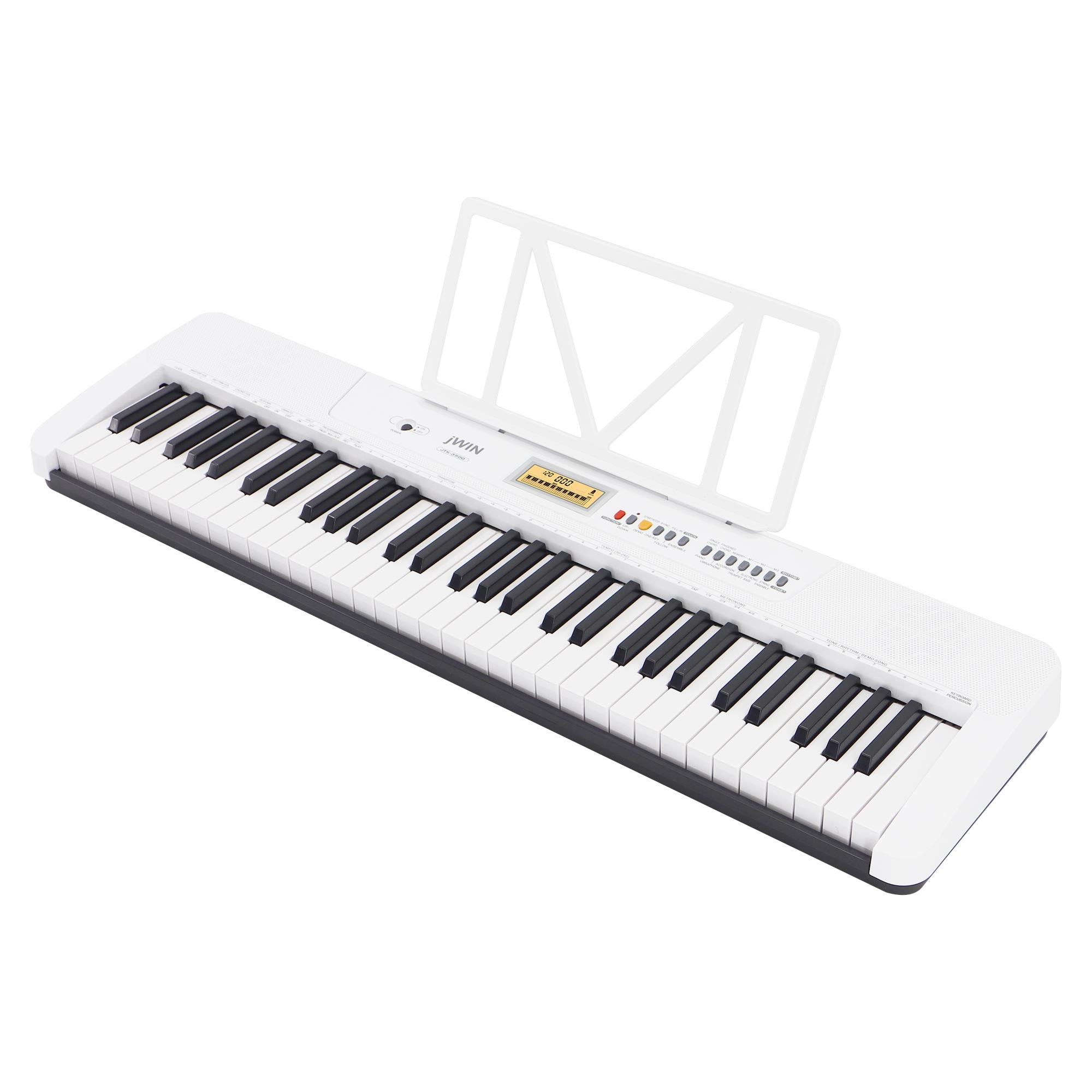Jwin JTK-3500 61 Tuş Hassasiyetli 5 Oktav Org - Beyaz
