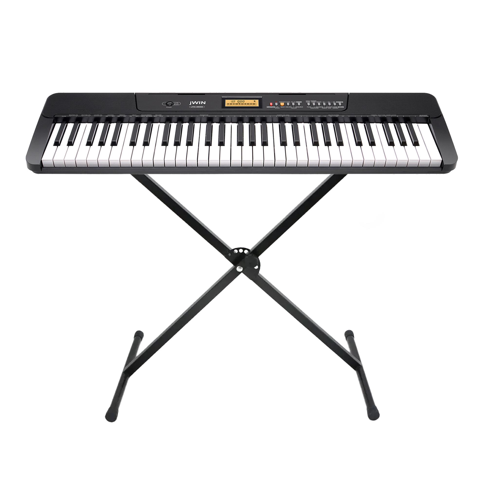 Jwin JTK-3500 61 Tuş Hassasiyetli 5 Oktav Org Seti - Siyah