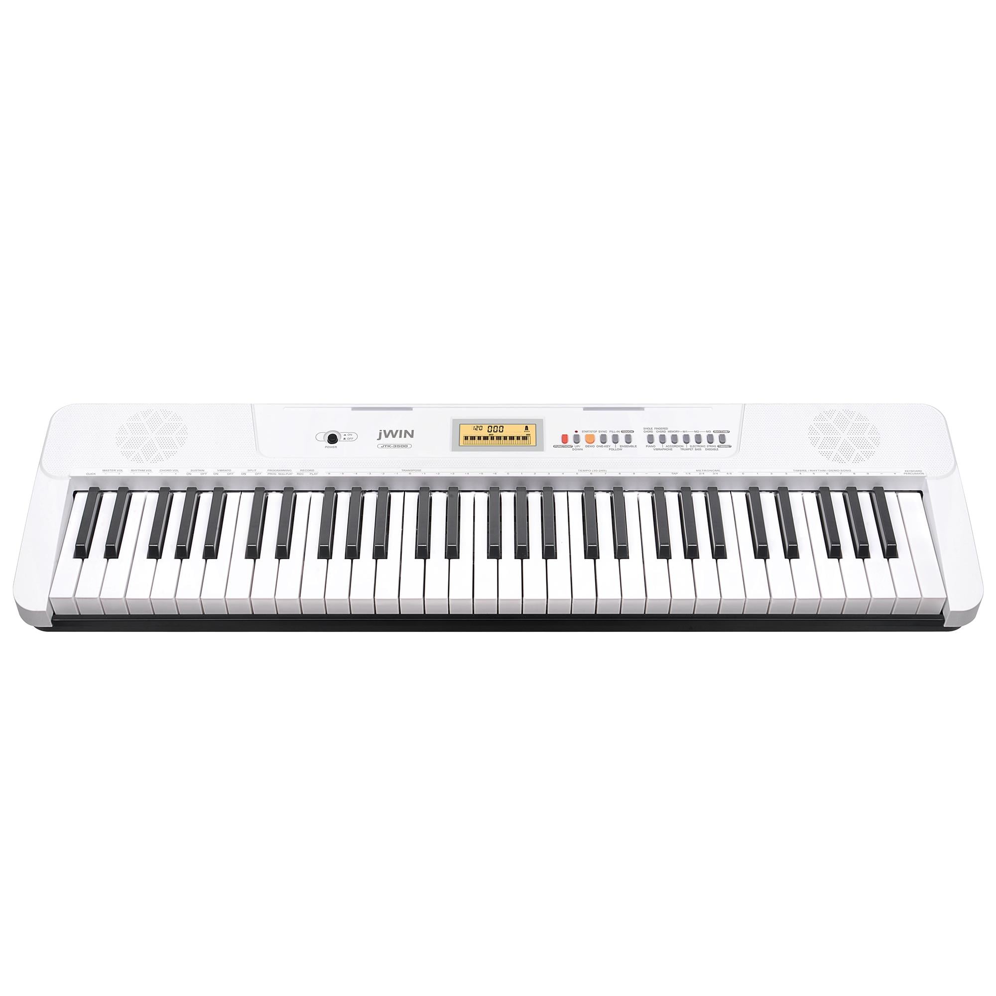 Jwin JTK-3500 61 Tuş Hassasiyetli 5 Oktav Org - Beyaz