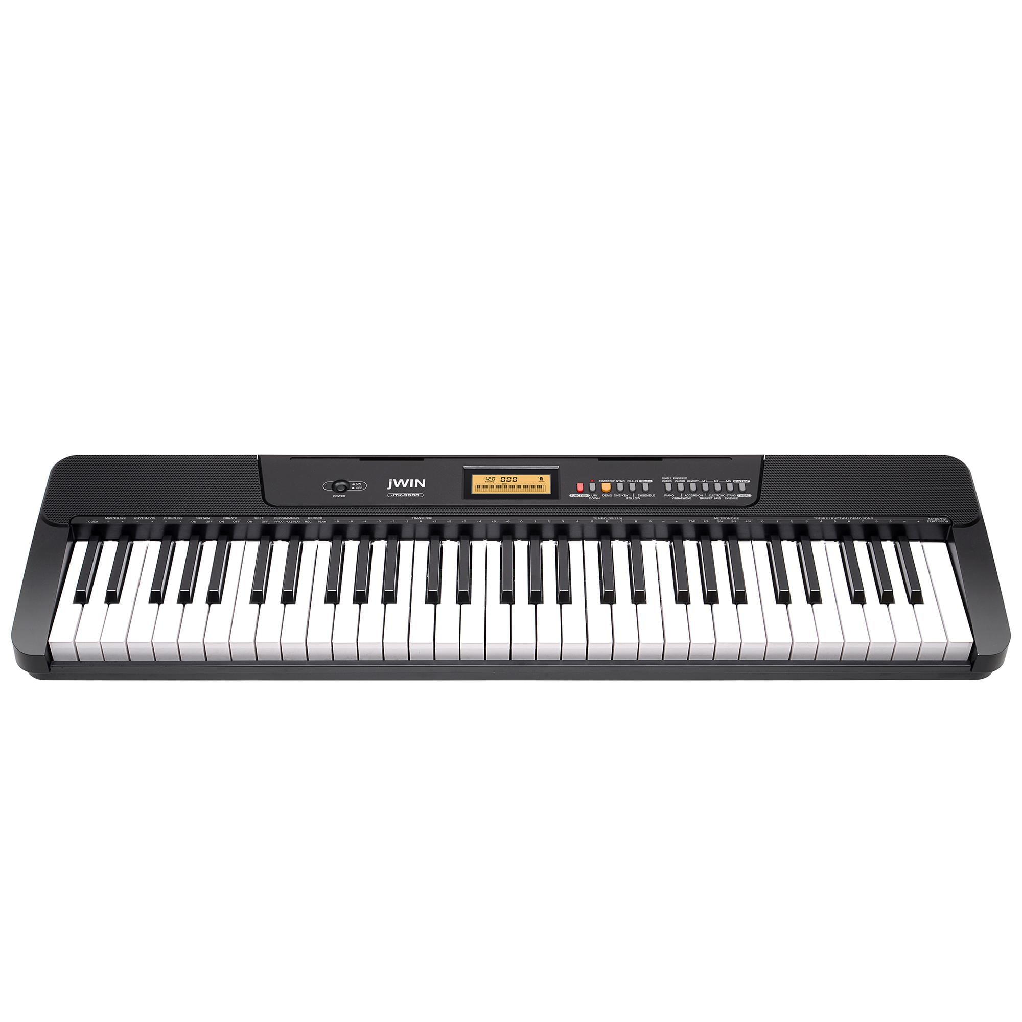 Jwin JTK-3500 61 Tuş Hassasiyetli 5 Oktav Org - Siyah