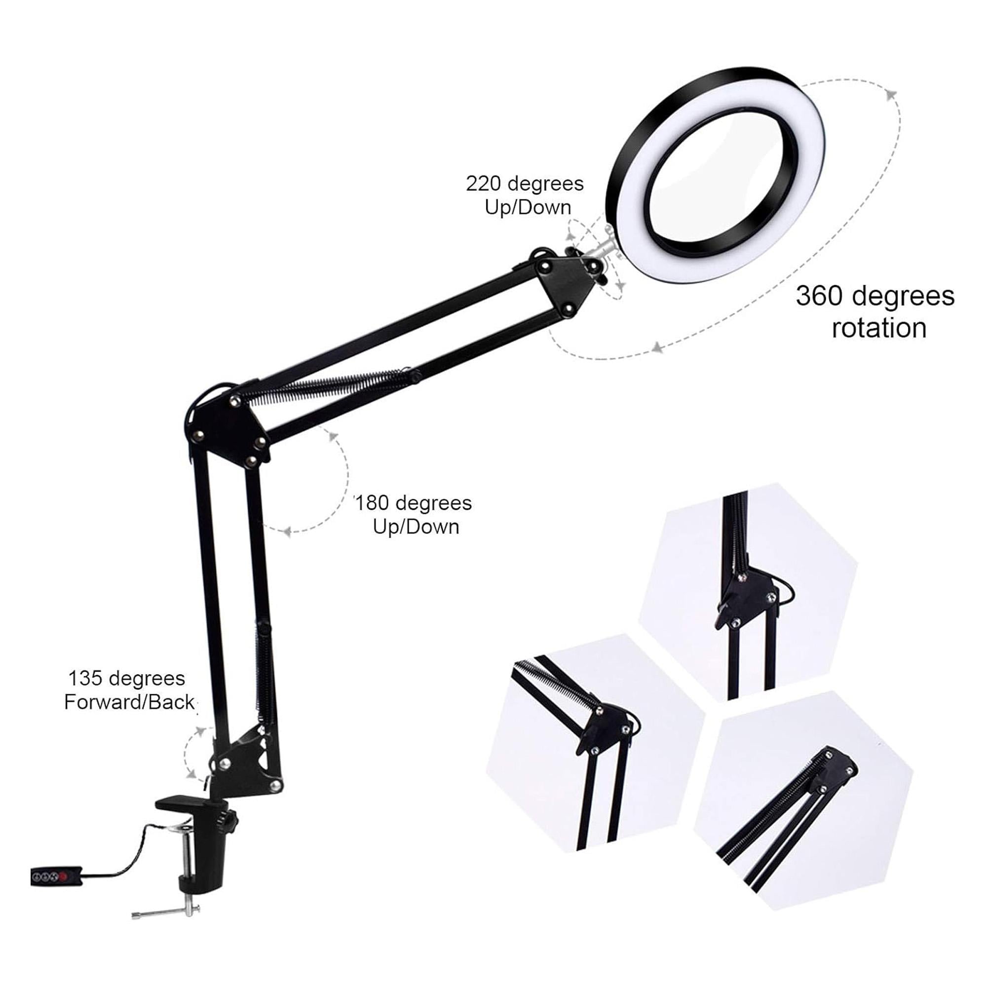 Jwin MB-600 3 Modlu Ledli Masa Büyüteç 