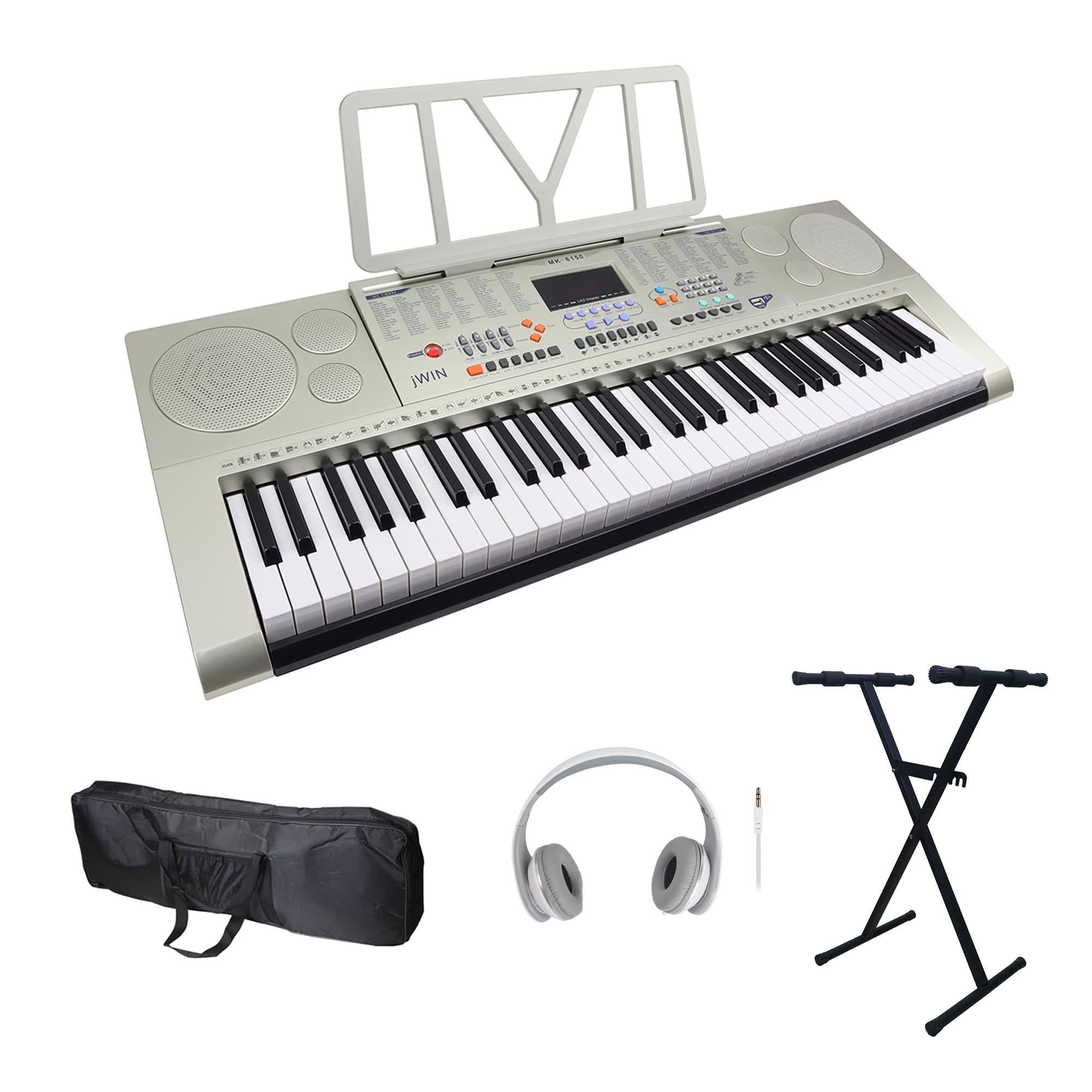 Jwin MK-6150 61 Tuşlu 5 Oktav Org Seti (Sehpa-Kulaklık-Kılıf)