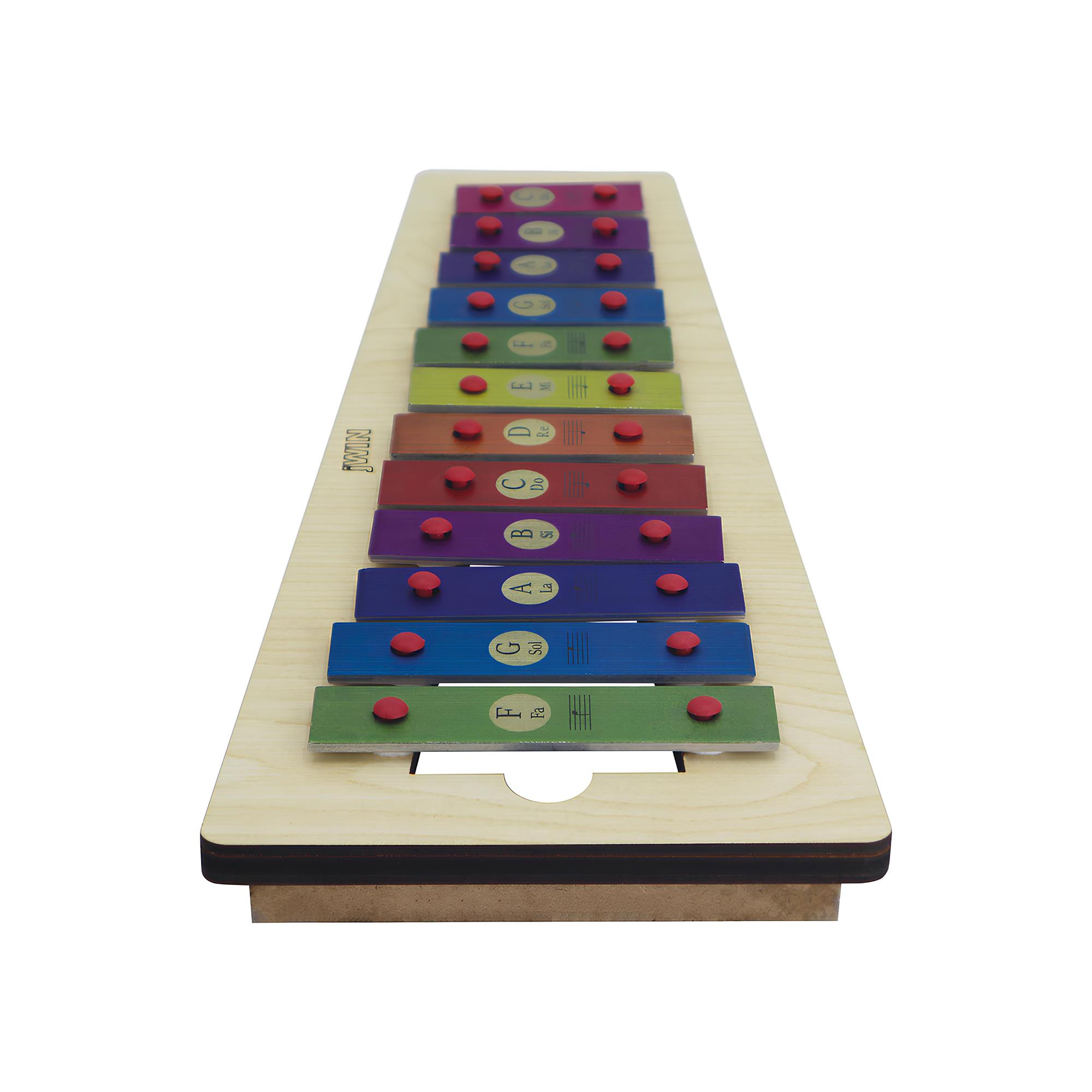 Jwin MT-12 Metalofon 12 Alüminyum Tuşlu Orff - Ritim Aleti + 2 Adet Baget