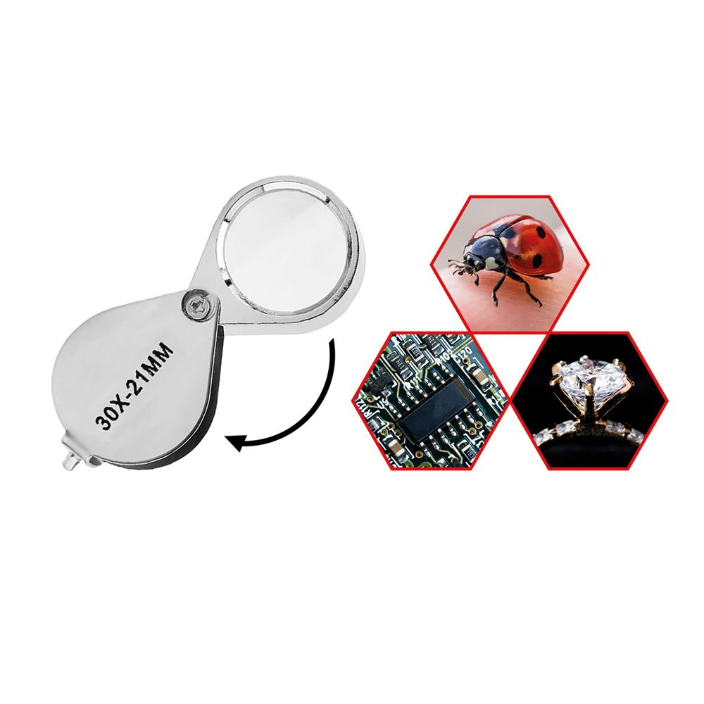 Jwin MT-401 Metal Katlanır Cep Boy Büyüteç