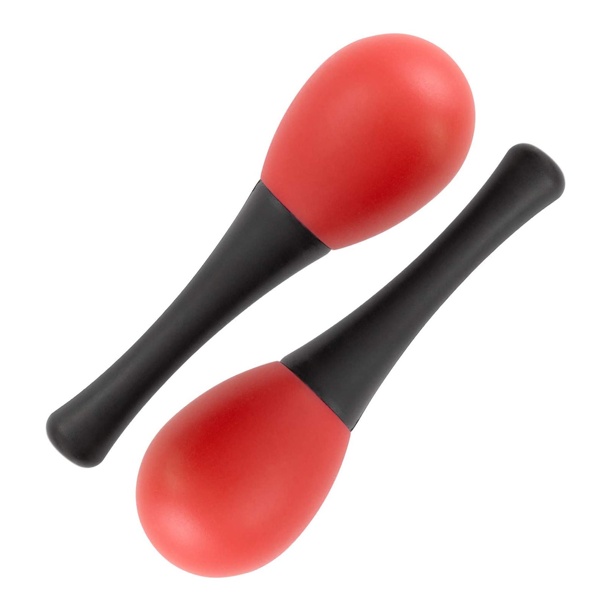 Jwin PM-202 Saplı Marakaş Orff - Ritim Aleti Seti - Kırmızı