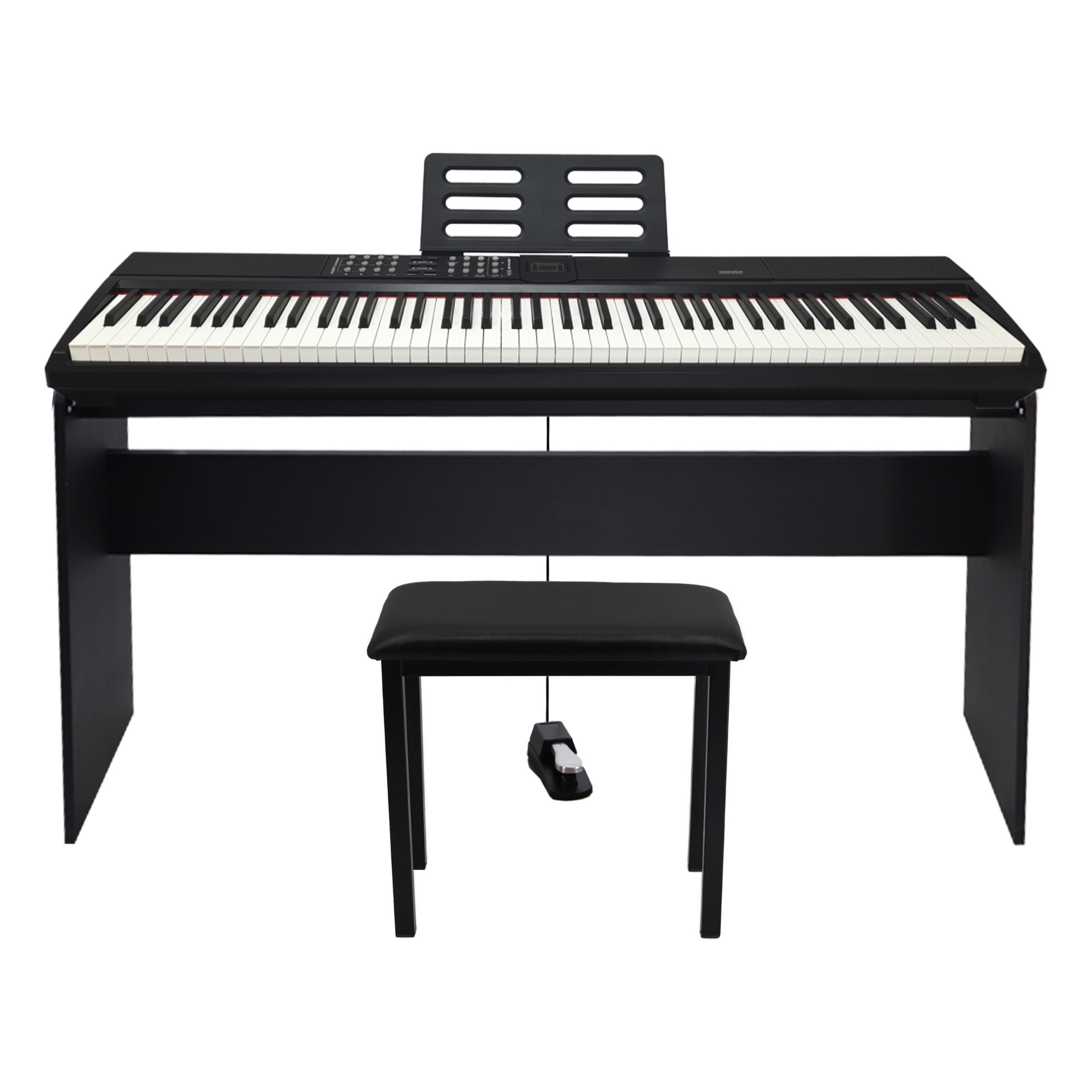 Jwin Sapphire SDP-112 Çekiç Aksiyonlu 88 Tuşlu Dijital Piyano Taşıma Çantası Hediyeli + Tabure