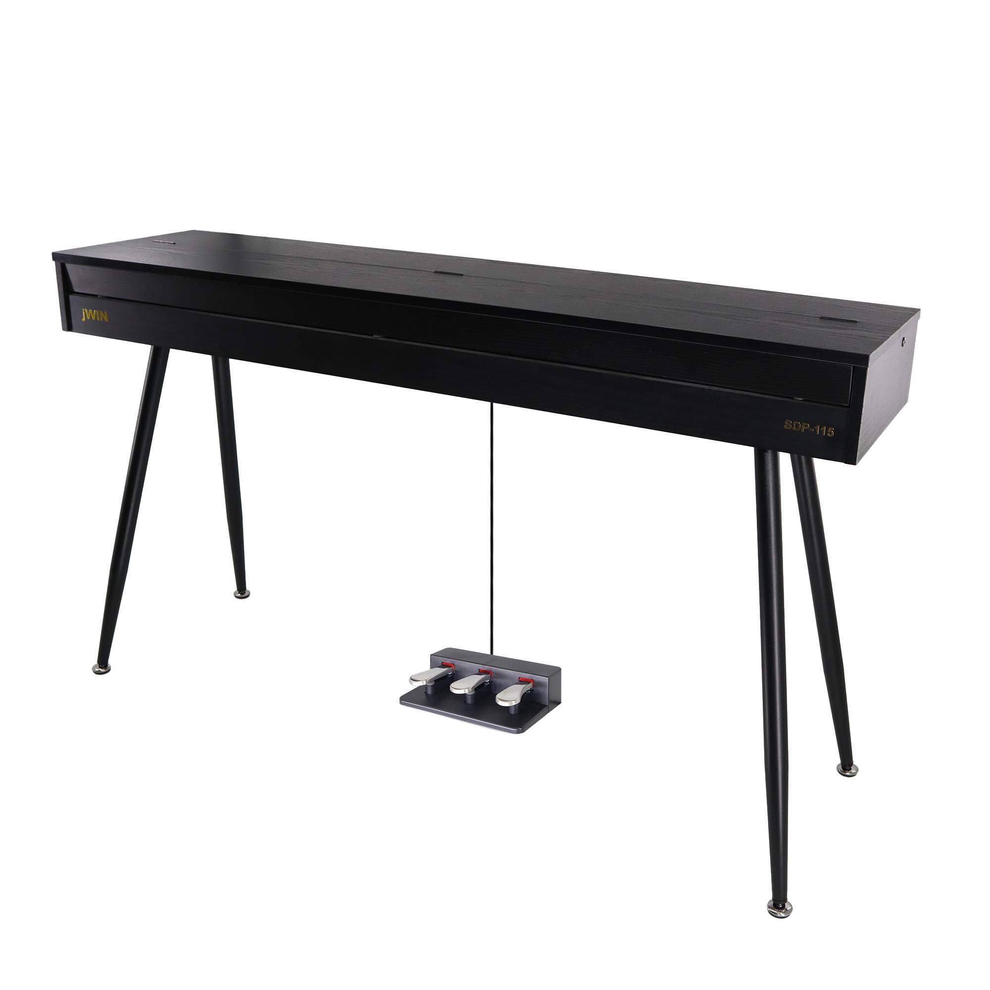 Jwin Sapphire SDP-115 Çekiç Aksiyonlu 88 Tuşlu Dijital Piyano - Siyah