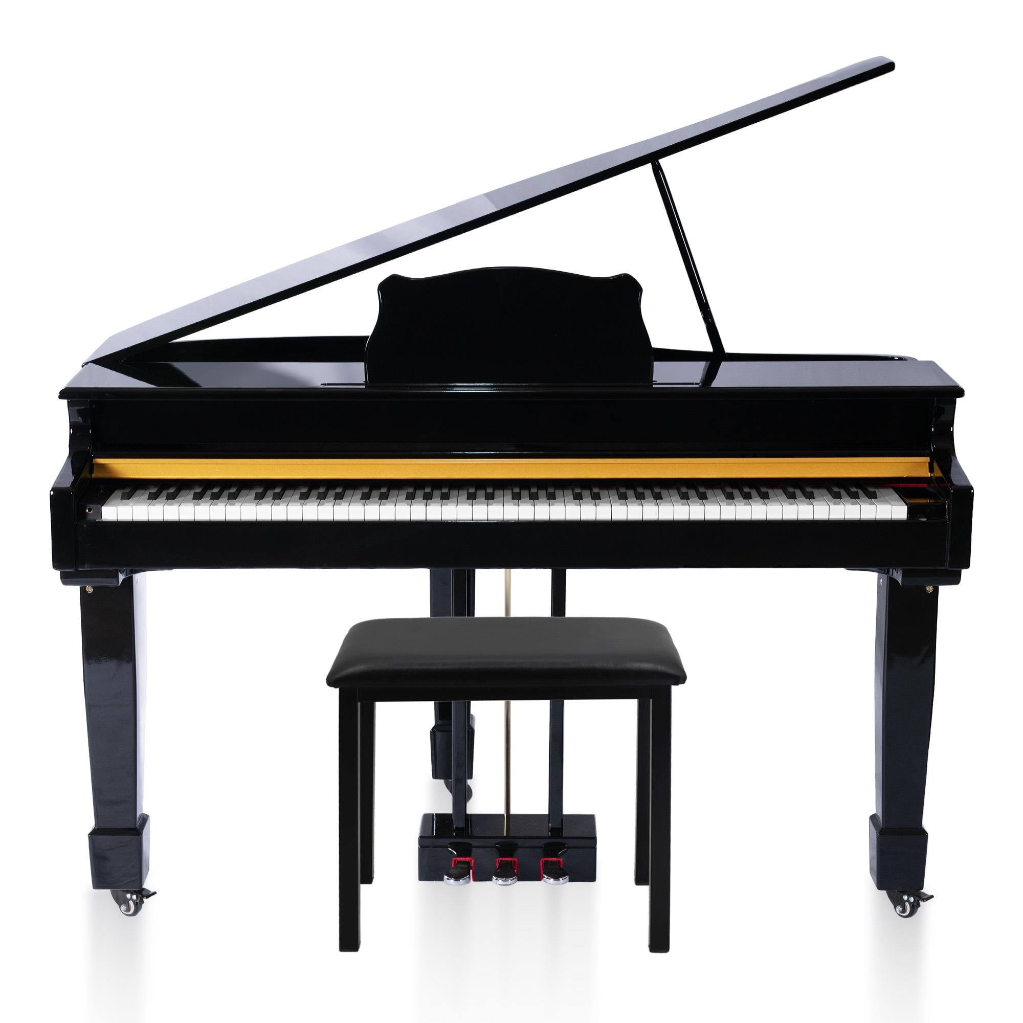 Jwin Sapphire SDP-700 Çekiç Aksiyonlu 88 Tuşlu Kuyruklu Dijital Piyano + Tabure - Siyah