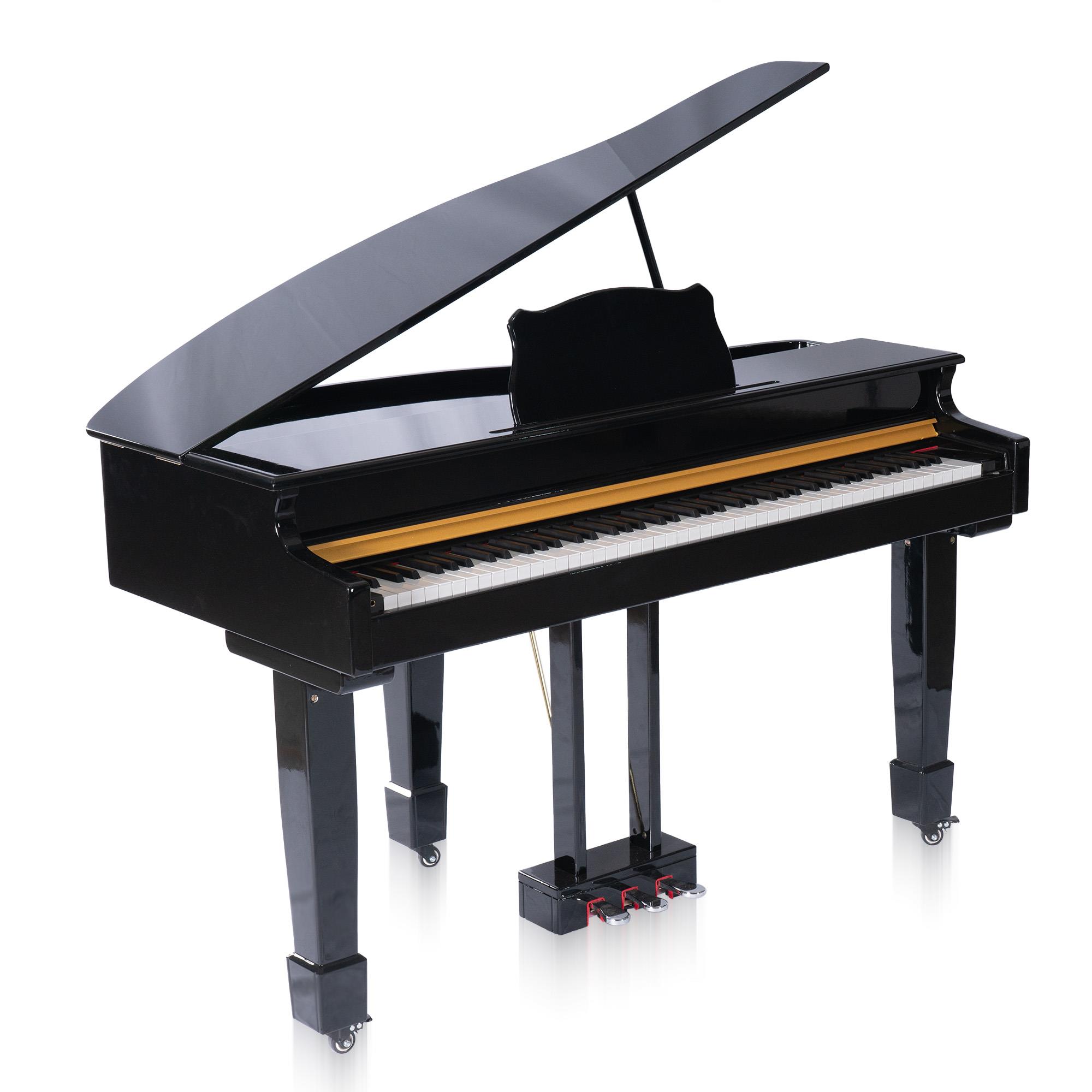 Jwin Sapphire SDP-700 Çekiç Aksiyonlu 88 Tuşlu Kuyruklu Dijital Piyano + Tabure - Siyah