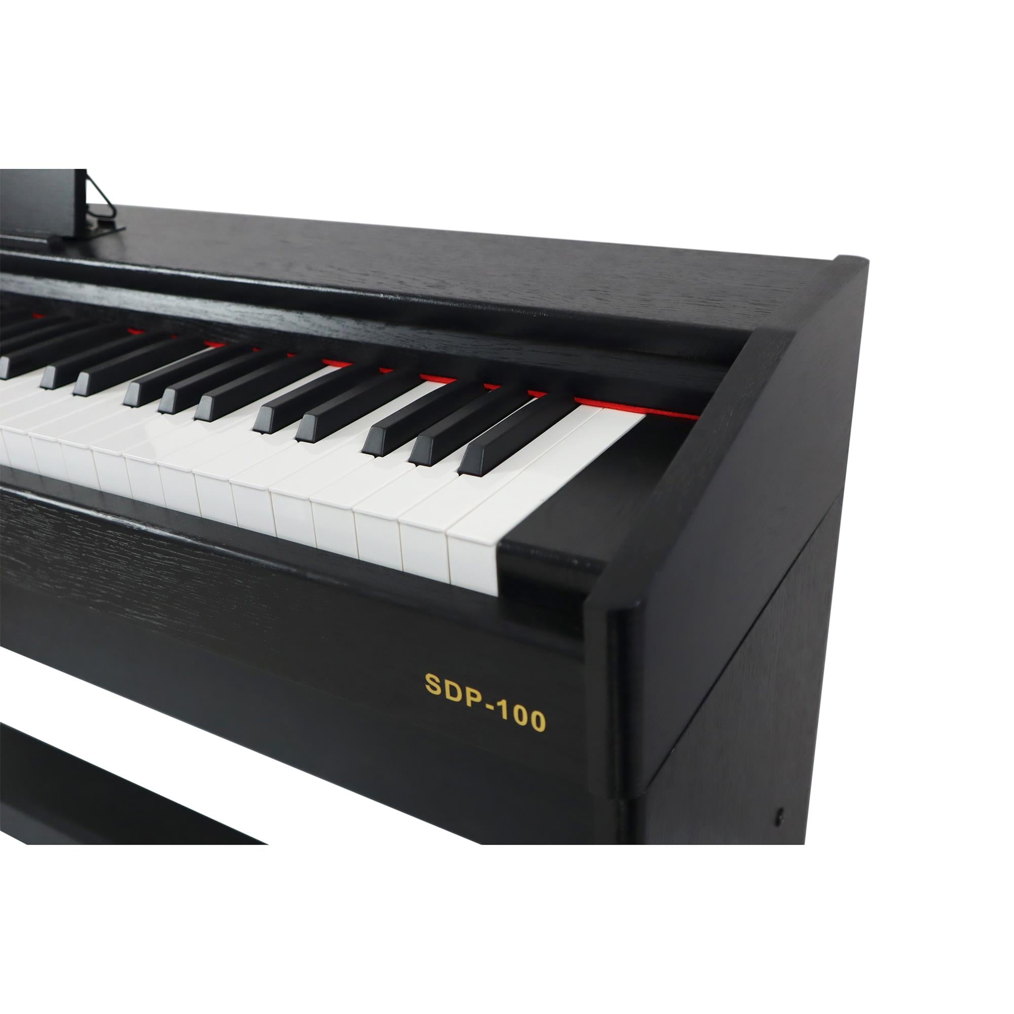 Jwin Sapphire SDP-100 Tuş Hassasiyetli 88 Tuşlu Dijital Piyano - Siyah