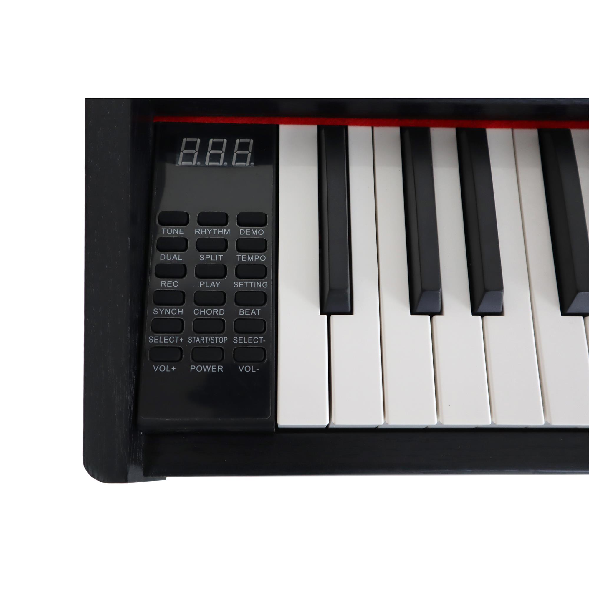 Jwin Sapphire SDP-100 Tuş Hassasiyetli 88 Tuşlu Dijital Piyano - Siyah