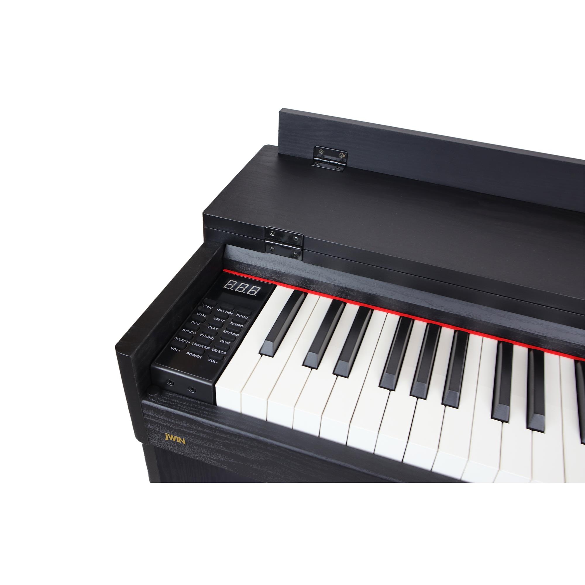 Jwin Sapphire SDP-140 Çekiç Aksiyonlu 88 Tuşlu Dijital Piyano - Siyah