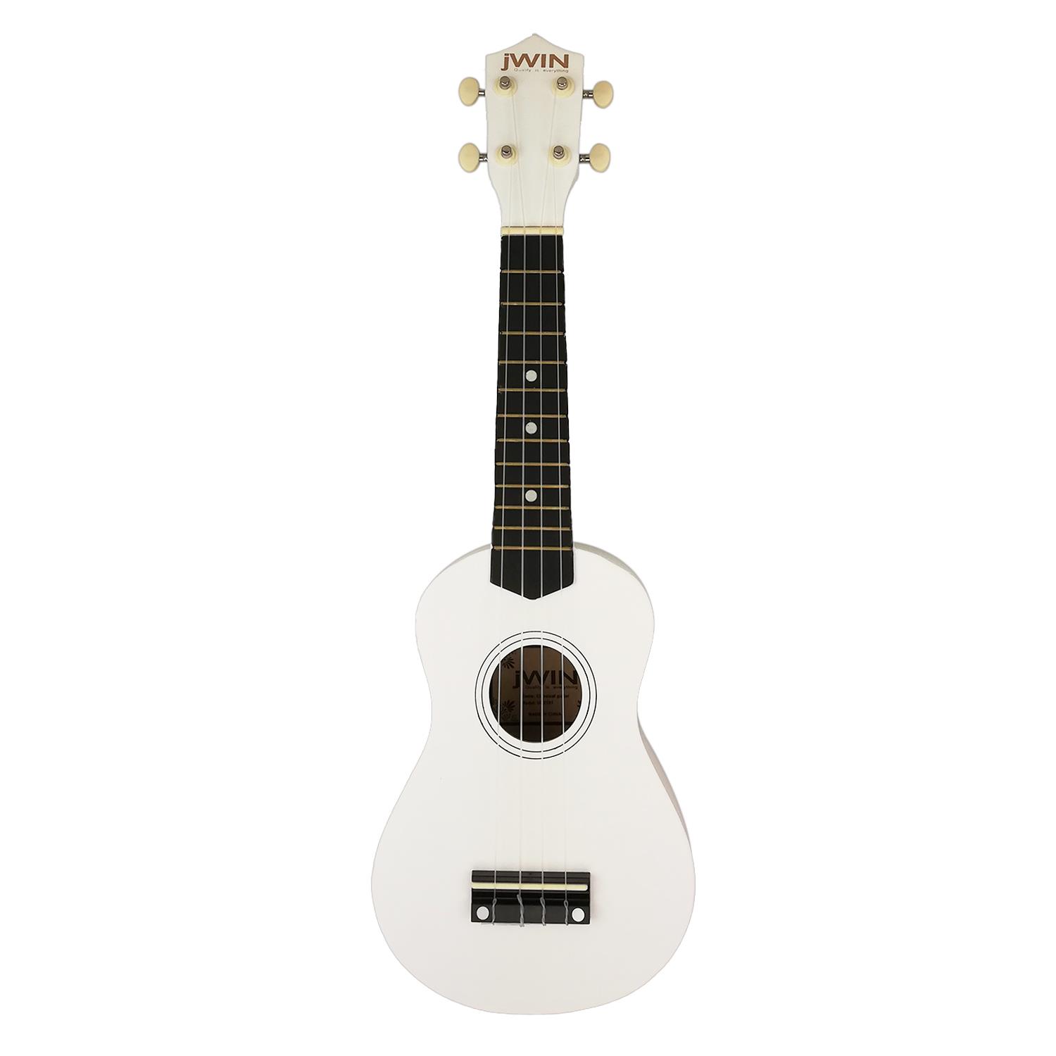 Jwin UK-2101 Soprano Ukulele - Beyaz