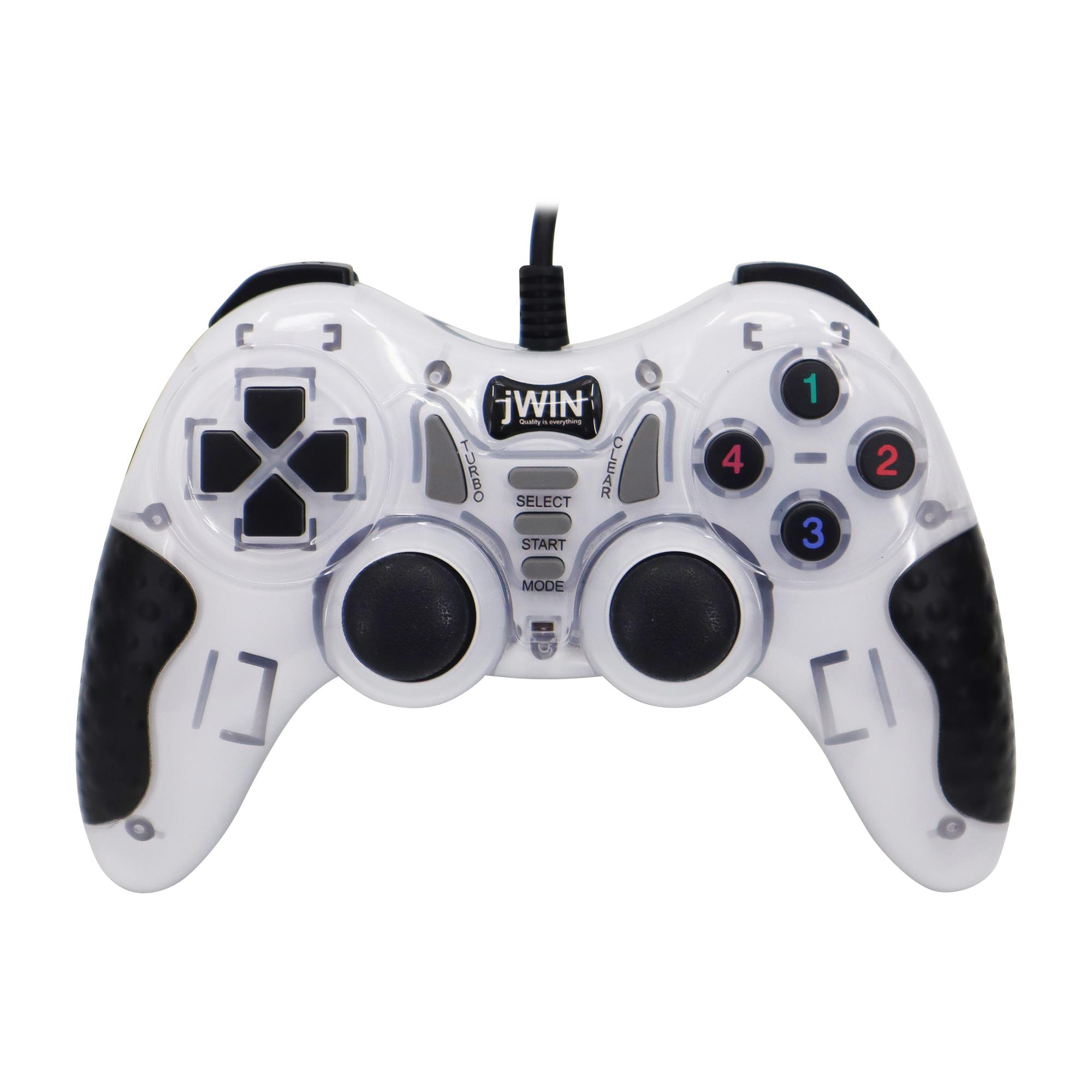 Jwin USB-1245 PC Gamepad  Bilgisayar Oyun Kolu - Beyaz