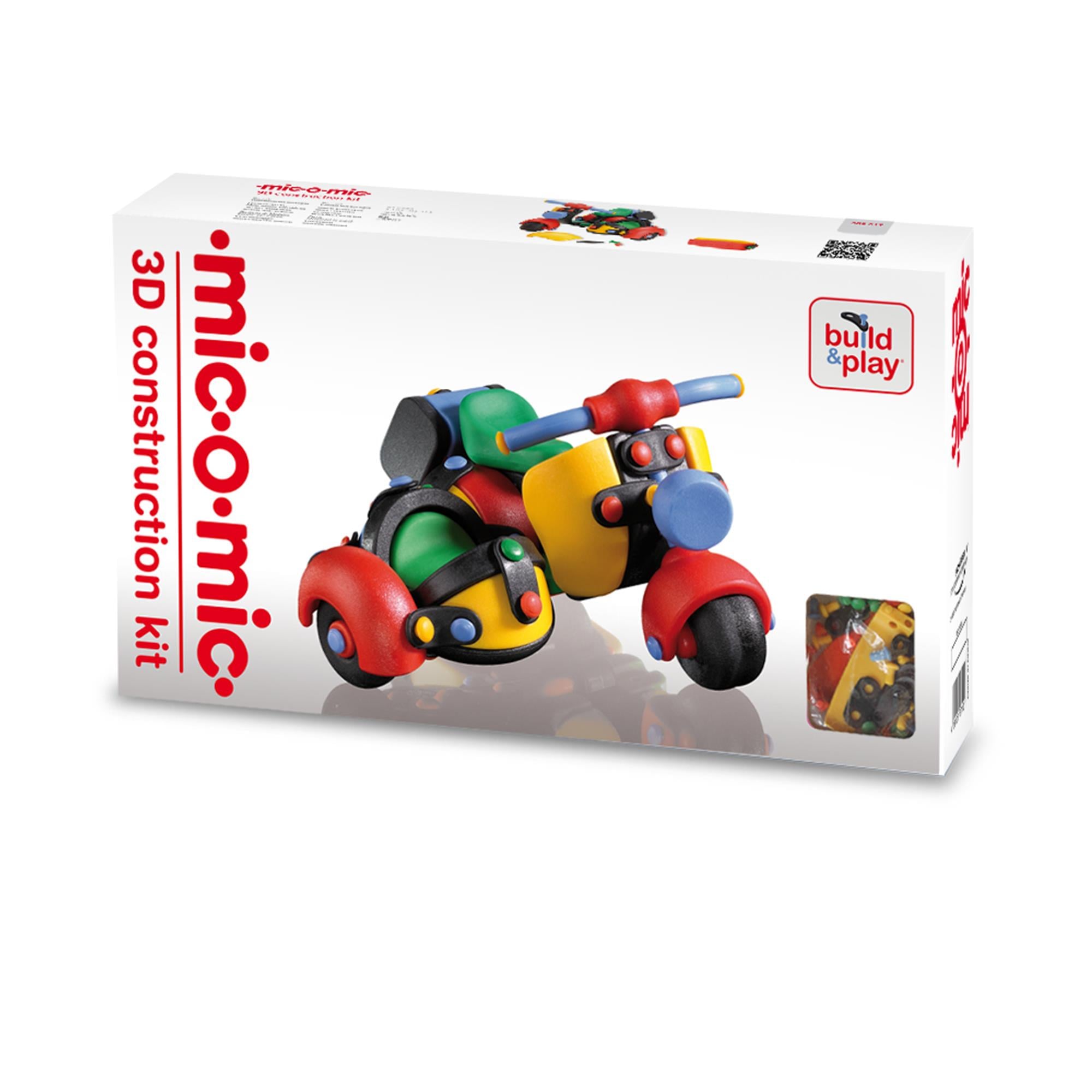 Micomic 089.017 Sepetli Motosiklet 3B Yapboz Oyuncak