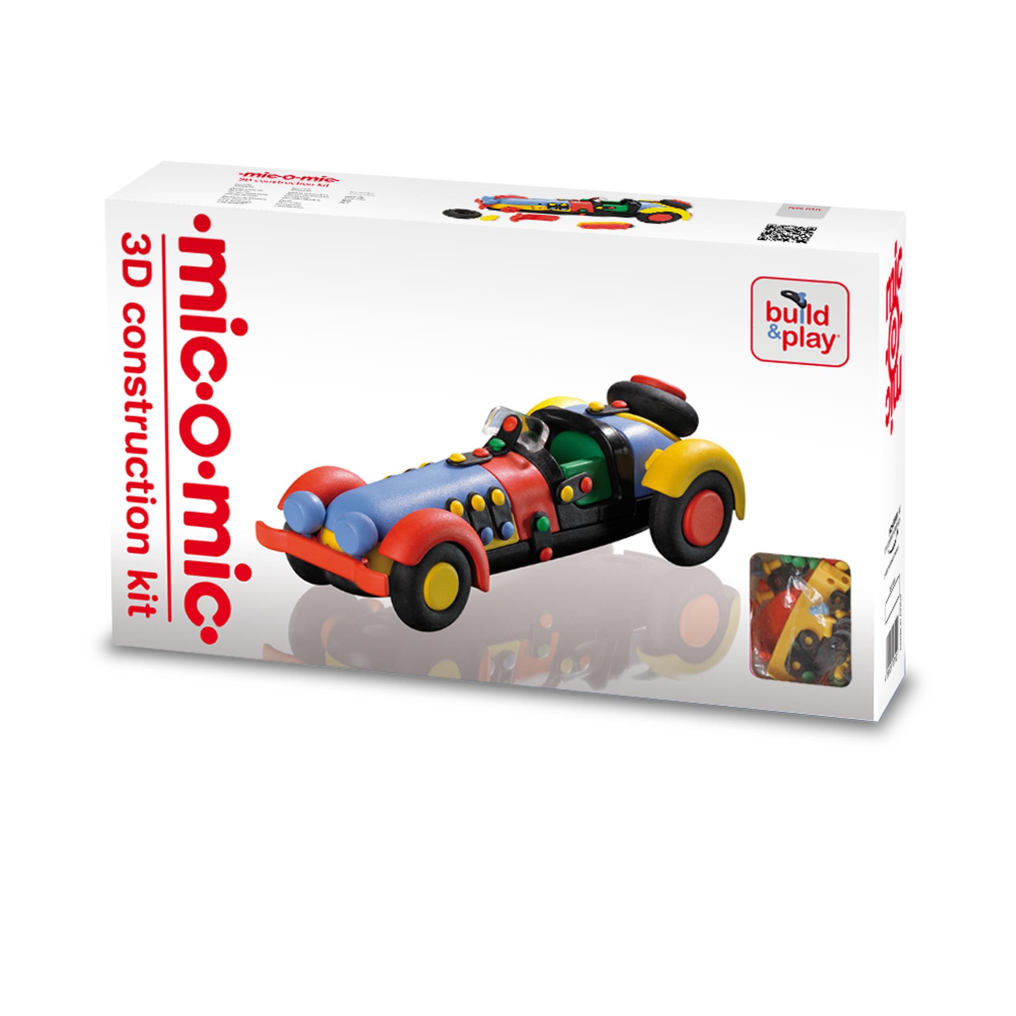 Micomic 089.016 Spor Araba 3B Yapboz Oyuncak