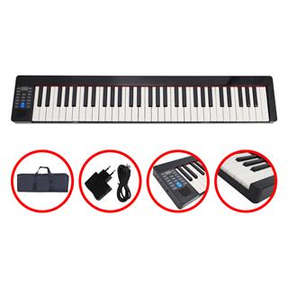  Jwin JTK-6102B Şarjlı Tuş Hassasiyetli 61 Tuşlu Org (Çanta+Adaptör)