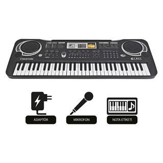 Classmate CMK-661 61 Tuşlu Elektronik Org (Adaptör, Mikrofon ve Nota Etiketi Hediye)
