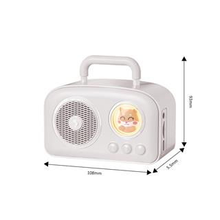 Jwin BR-220 Radyolu Bluetooth Hoparlör - Beyaz