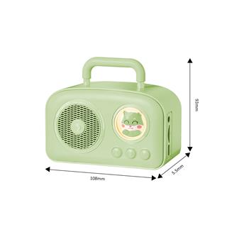 Jwin BR-220 Radyolu Bluetooth Hoparlör - Yeşil