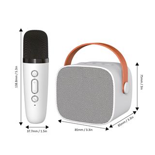 Jwin BK-320 Mikrofonlu Bluetooth Hoparlör - Beyaz