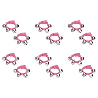 Jwin BZ-402S 6lı Bilek Zili Orff - Ritim Aleti Seti - Pembe
