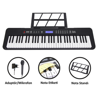 jWIN CTK-3000 61 Tuş Hassasiyetli Org (5 Oktav) - Siyah