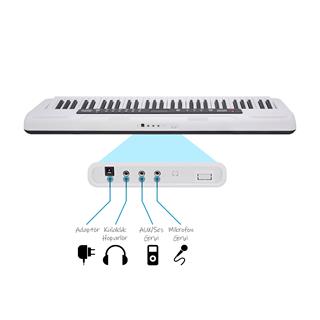 Jwin CTK-3000 61 Tuş Hassasiyetli Org (5 Oktav) - Beyaz