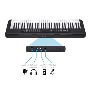 Jwin CTK-3000 61 Tuş Hassasiyetli Org (5 Oktav) - Siyah