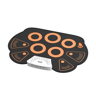 Jwin JD-201 9 Pedli Dijital Davul - Bateri Seti - Turuncu